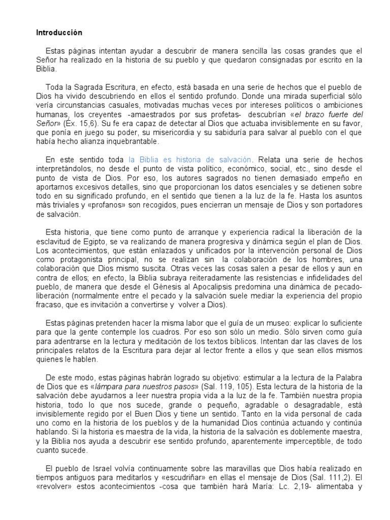 Historia de La Salvacion | PDF | Abrahán | Libro del éxodo