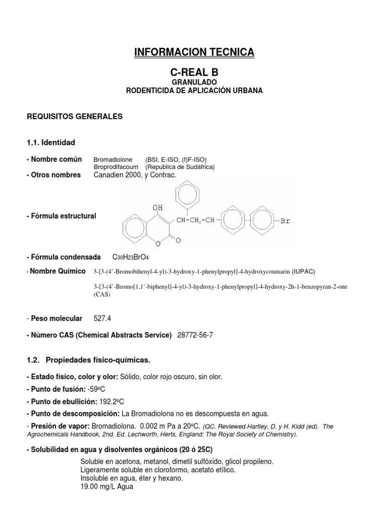 C-Real B Ficha Tecnica | PDF | Etanol | Agua