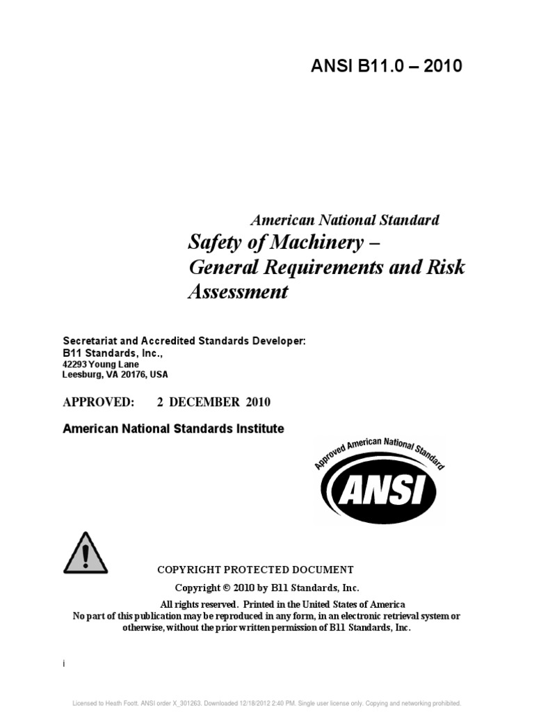Ansi b11 0 2010 pdf risk assessment risk