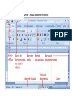 PARTES DE LA VENTANA DE MICROSOFOT WORD 2007