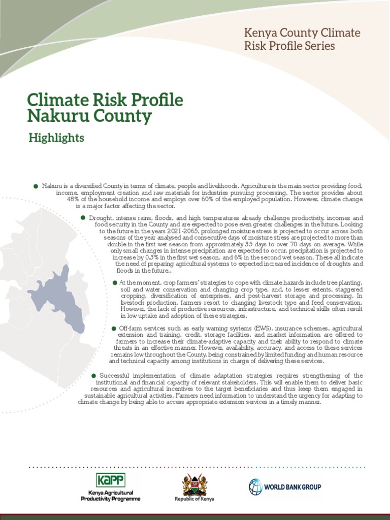Nakuru - Climate Risk Profile | PDF