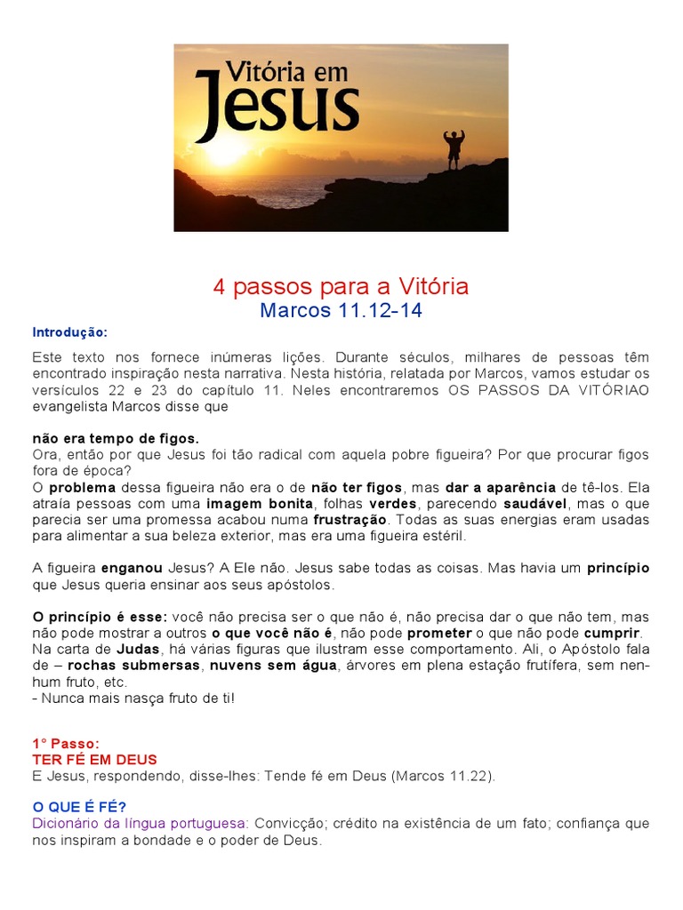 Quatro Passos para A Vitória | PDF