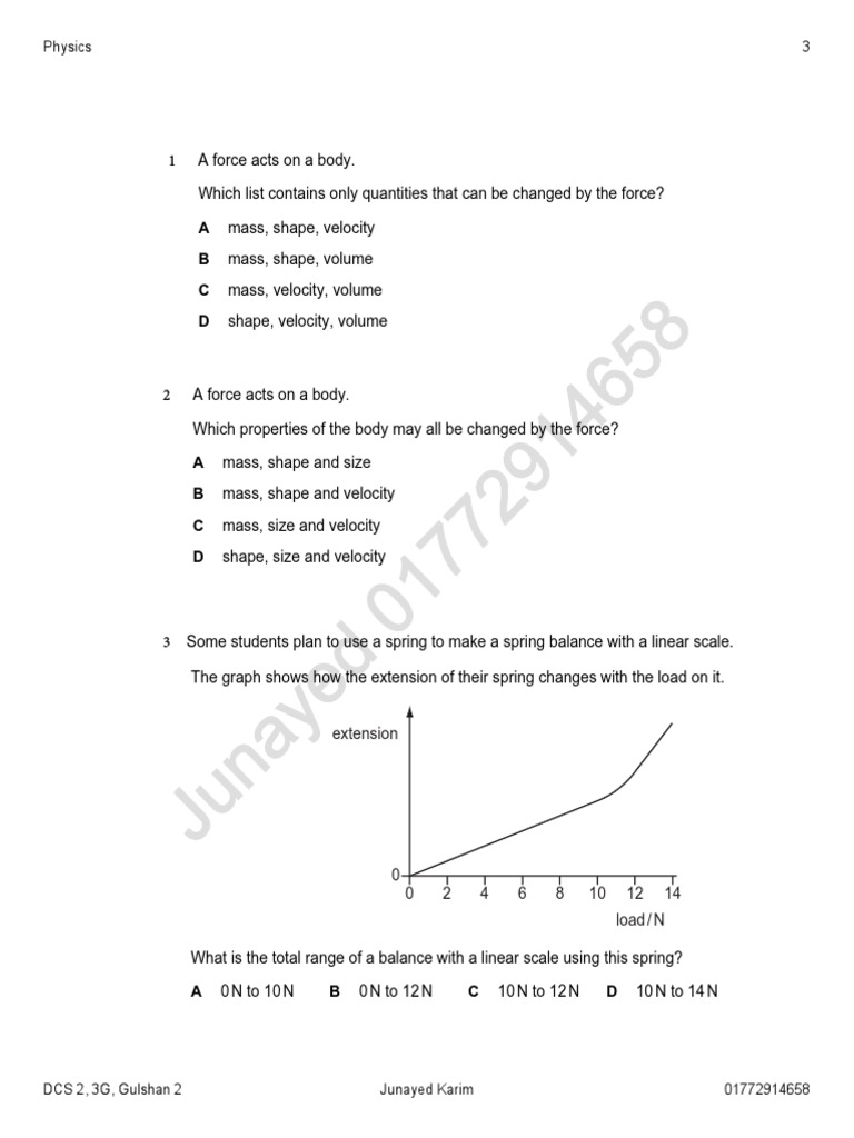 Rightpdf rightpdf 6 deformation newtonian mechanics cie olevel physics