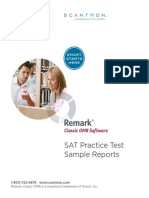 SAT Sample Reports