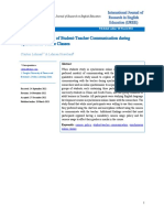 V8, N1 - 1 - Student Preferences of Student - Teacher Communication During Synchronous Online Classes