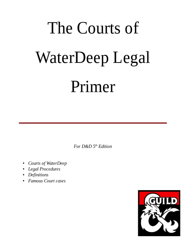 1859747-Court of Waterdeep | PDF