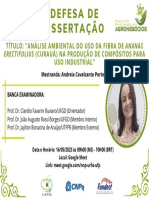 Convite para Defesa - Andreia Portela