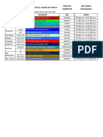 Horario de Atencion de Docentes 2023 3er Grado Bimestre I