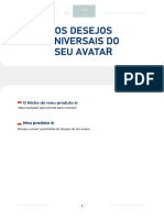 Os desejos universais do seu avatar Modelo BÁSICO