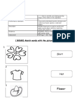 Band 2 Reading Standards Match Words & Letters