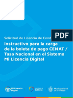 Instructivo CENAT Mi Licencia