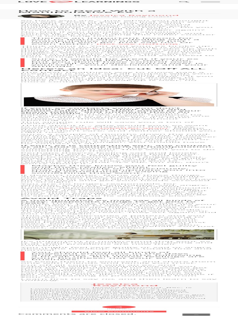 How to Deal With a Manipulative Ex LoveLearning… PDF Feeling