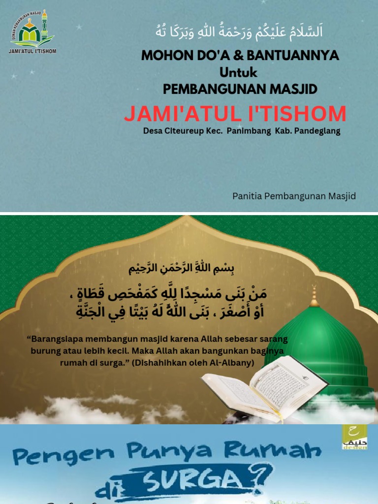 Template Undangan Pengajian | PDF