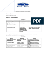 Palno de Curso SOLUÇÃO DE PROBLEMAS ATRAVÉS DA COMPUTAÇÃO I 1° Ano