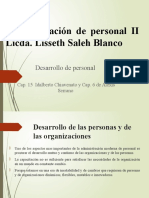 Desarrollo de Las Personas y Las Organizaciones. Lic. Idalverto Chiavenato