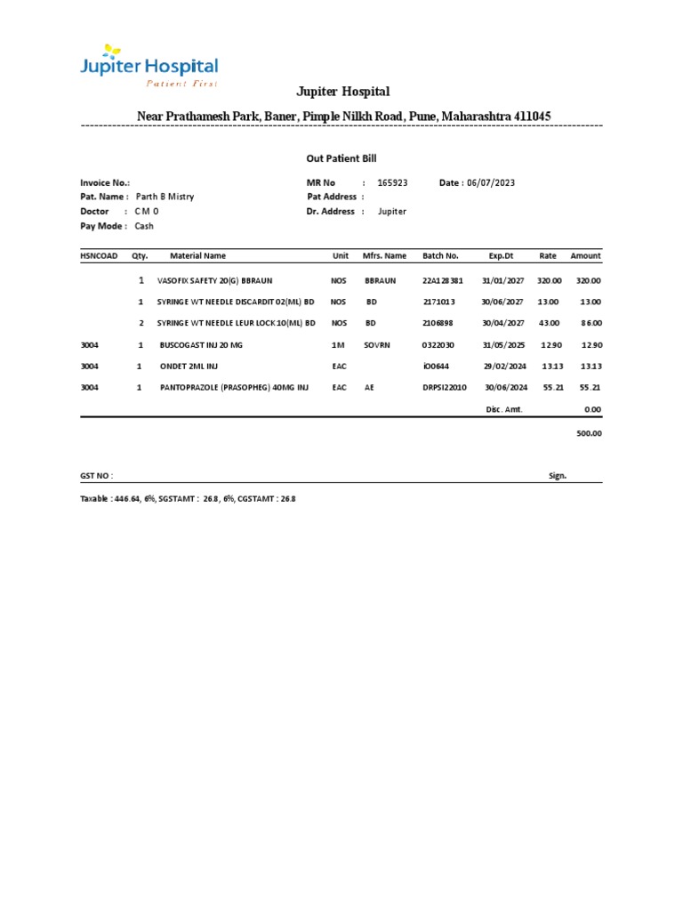 Jupiter Hospital PDF