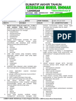 Soal Sumatif Informatika Kelas X (Pat-Genap) 2022-2023