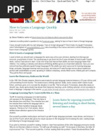 Download How to Learn a Language Quickly by elhoumamy SN66177021 doc pdf