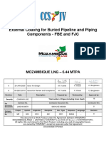 Mz-000-Ccx-Mc-Spc-00004-Ext. Coating For Buried Pipeline and Piping Components - Fbe and FJC Rev0