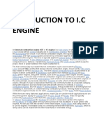 Intoduction To I..c Engine