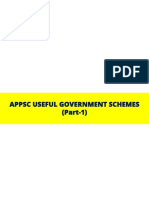Appsc Useful Government Schemes (Part-I)