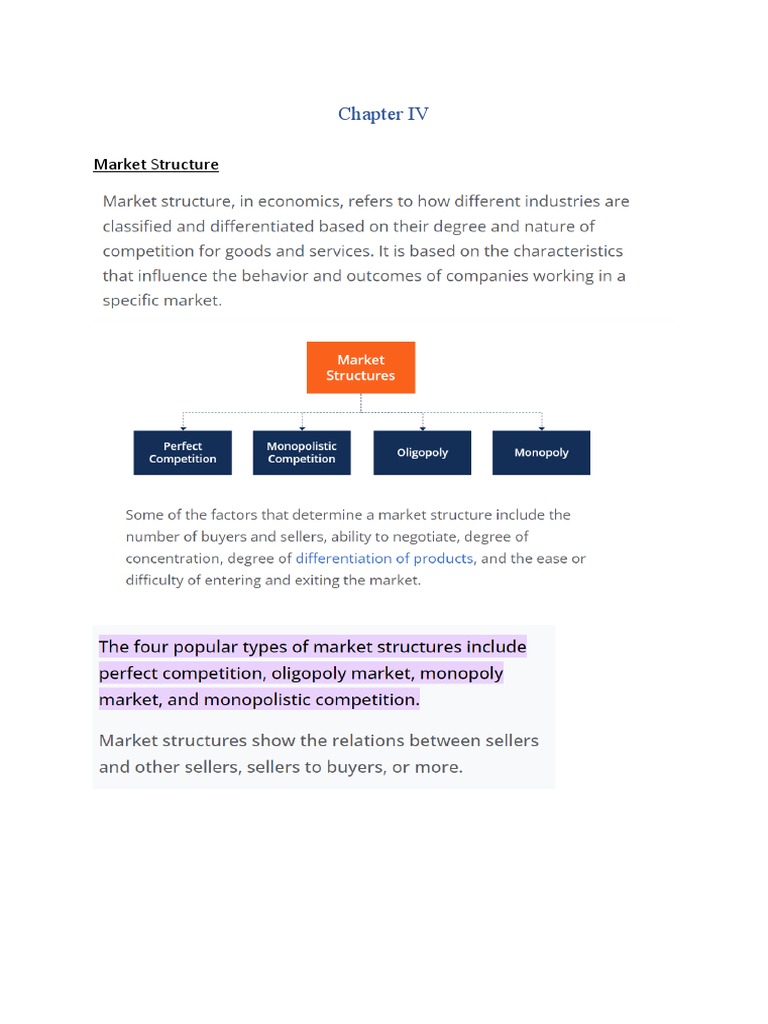 Market Structures | PDF