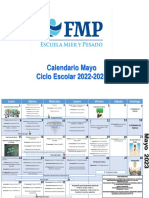 Calendario 22-23 Mayo FMP