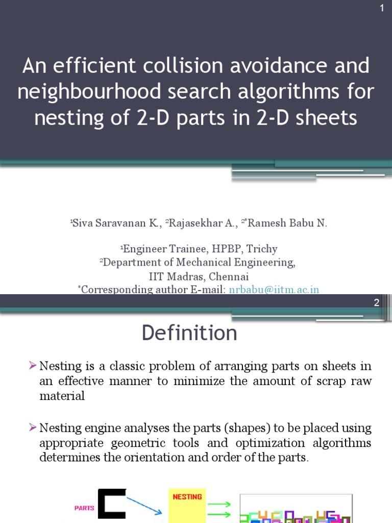 Efficient 2D Nesting Algorithm | PDF | Geometry | Shape