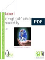 Associate QSAS CGP Master Class - Lecture 1 - Sustainability