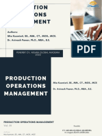 Ebook Production Operations Management (Vol. 01) Oktober 2022