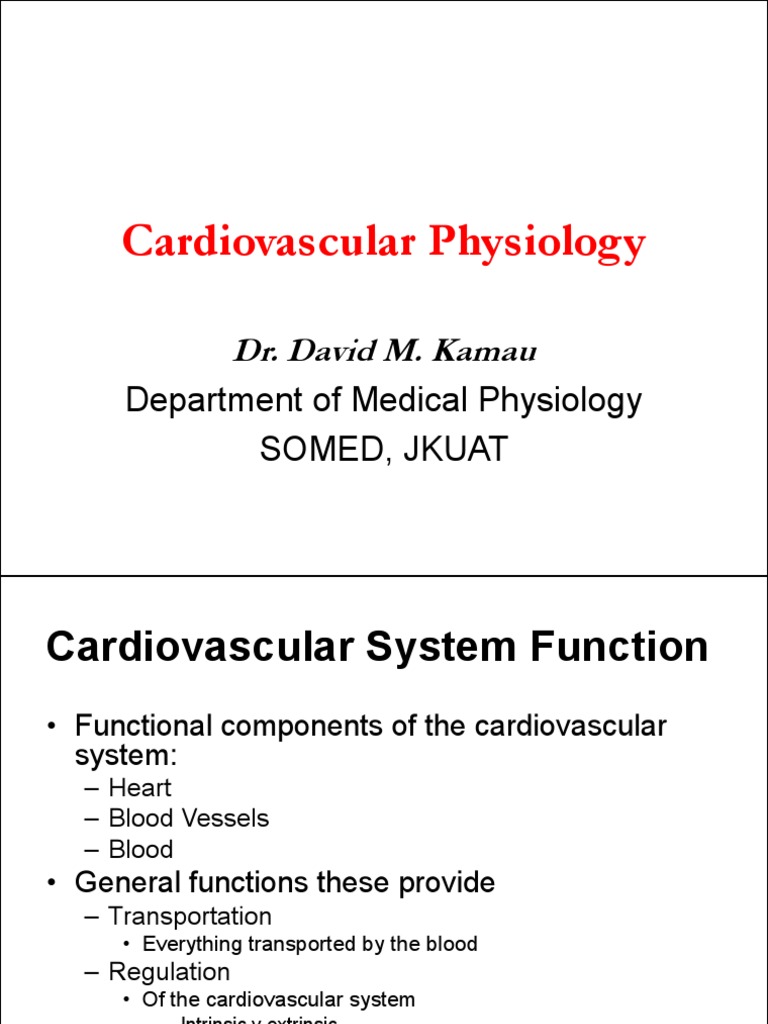 Cardiovascular Physiology Lecture 1 | PDF | Diastole | Heart Valve