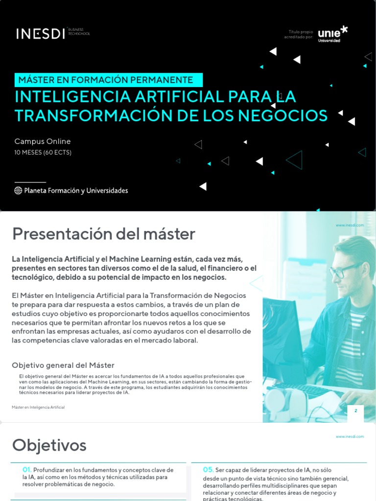Master en Inteligencia Artificial | PDF | Inteligencia artificial ...