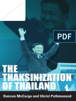 The Thaksinization of Thailand | PDF | Thailand | Political Science