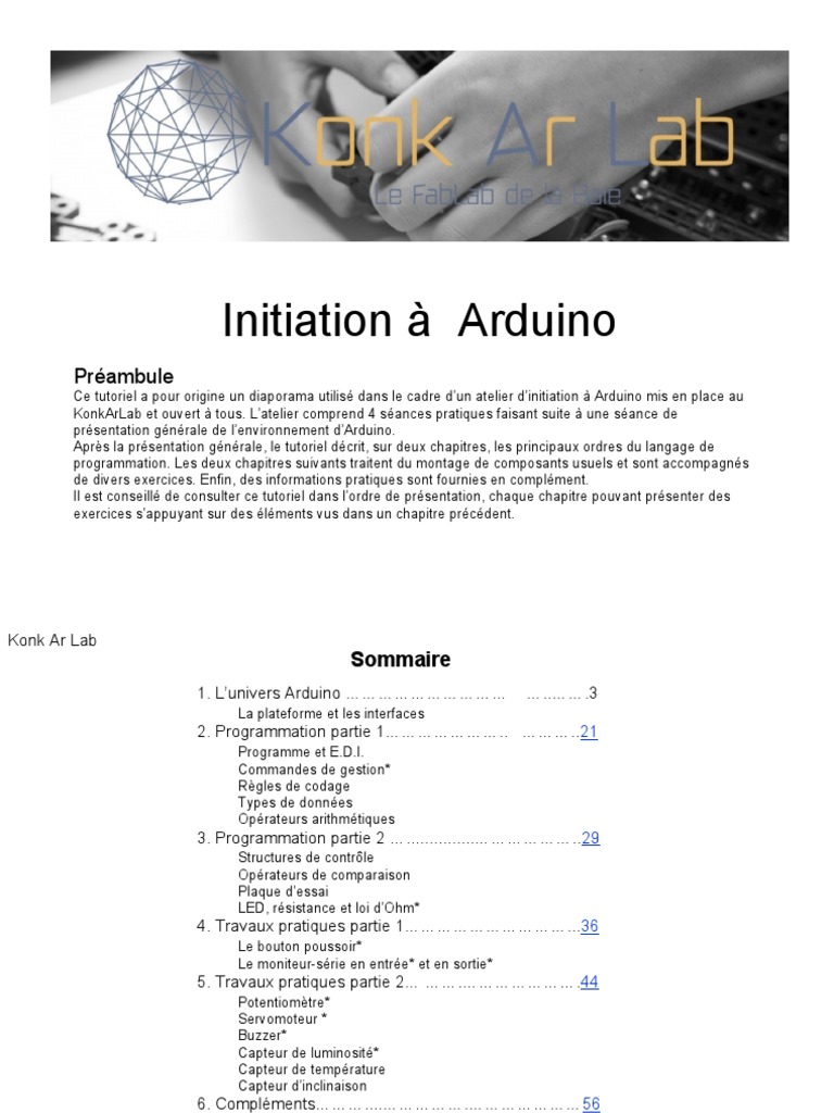 Tuto Arduino | PDF
