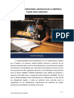 Normas de Condicones Laborales de La Empresa Frank Riqui Arequipa