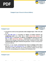 Lecture 4.1 Transport Layer - Process-to-Process Delivery