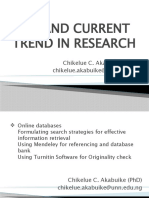 Ict and Current Trend in Research