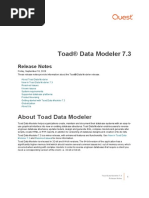 ToadDataModeler 7.3 ReleaseNotes ENG Revision1