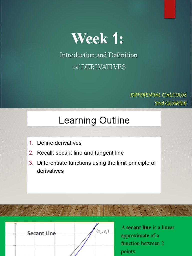 Introduction to Derivatives in Calculus | PDF | Derivative | Calculus