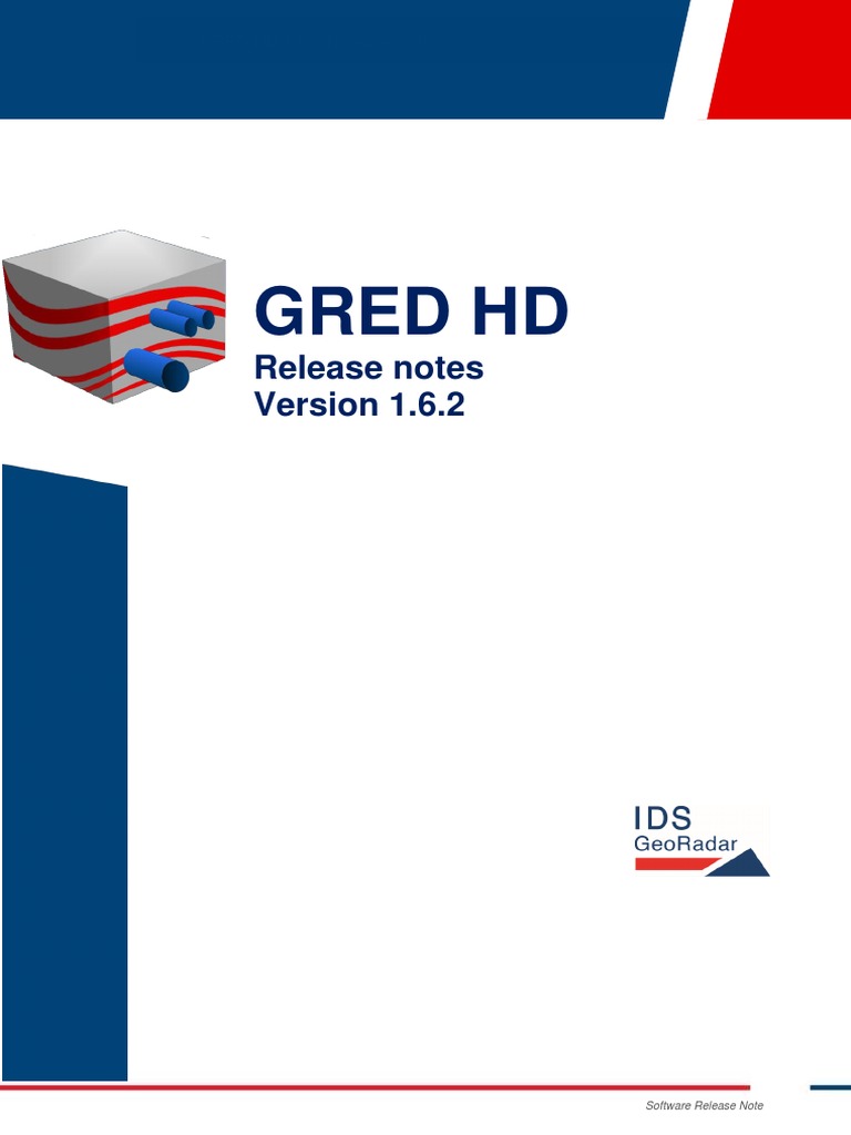 GRED HD 1.6.2 Software Release Notes | PDF | Computer File | Computing