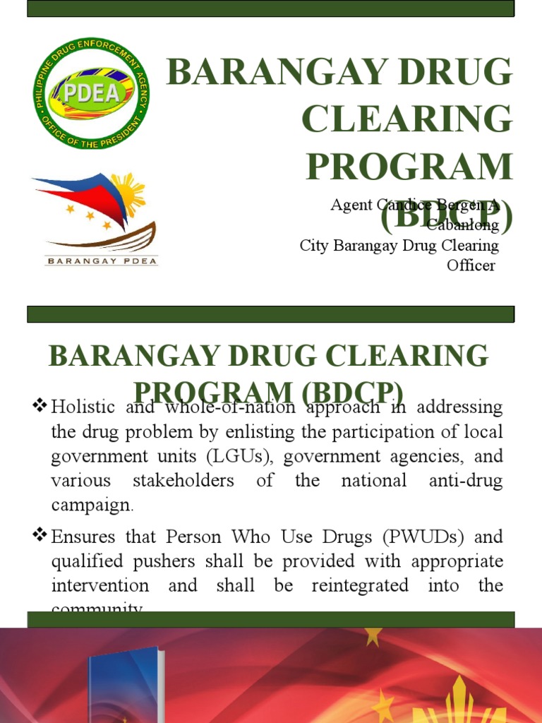 Barangay Drug Clearing Program Overview | PDF | Social Aspects Of ...