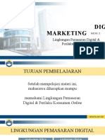 Digital Marketing - Sesi 2 - Lingkungan Pemasaran Digital & Perilaku Konsumen Online