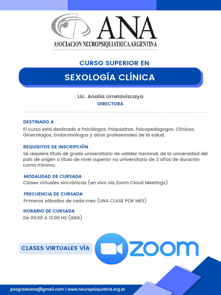 Curso Anual SEXOLOGIA CLINICA 2023 PDF