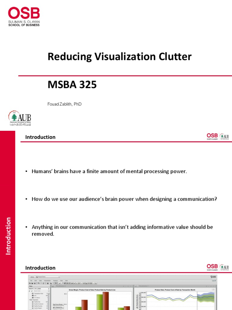 Minimizing Visual Clutter for Optimal Play