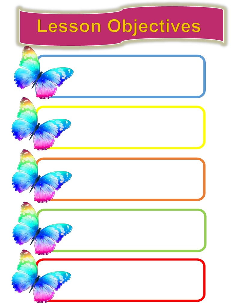 Lesson Objectives | PDF