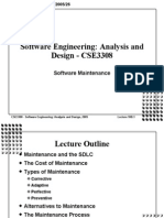 Software Engineering: Analysis and Design - CSE3308