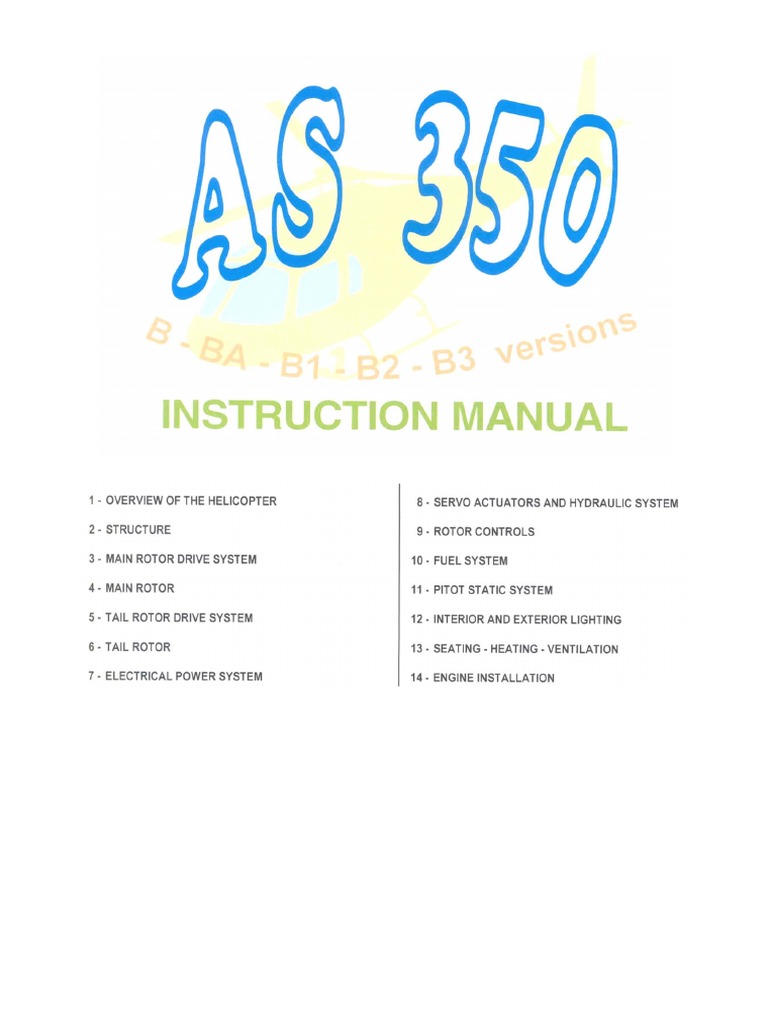 Manual de Instrucción AS 50 | PDF | Aviación | Transporte