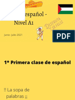 Curso de Español - Primera Clase - PPT 1 of 2