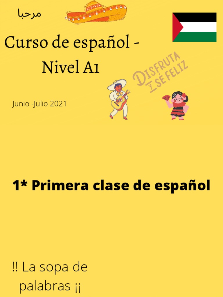 Primera Clase de Español A1 | PDF