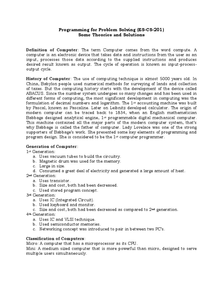 Coding notes for sems pdf computer data storage operating system